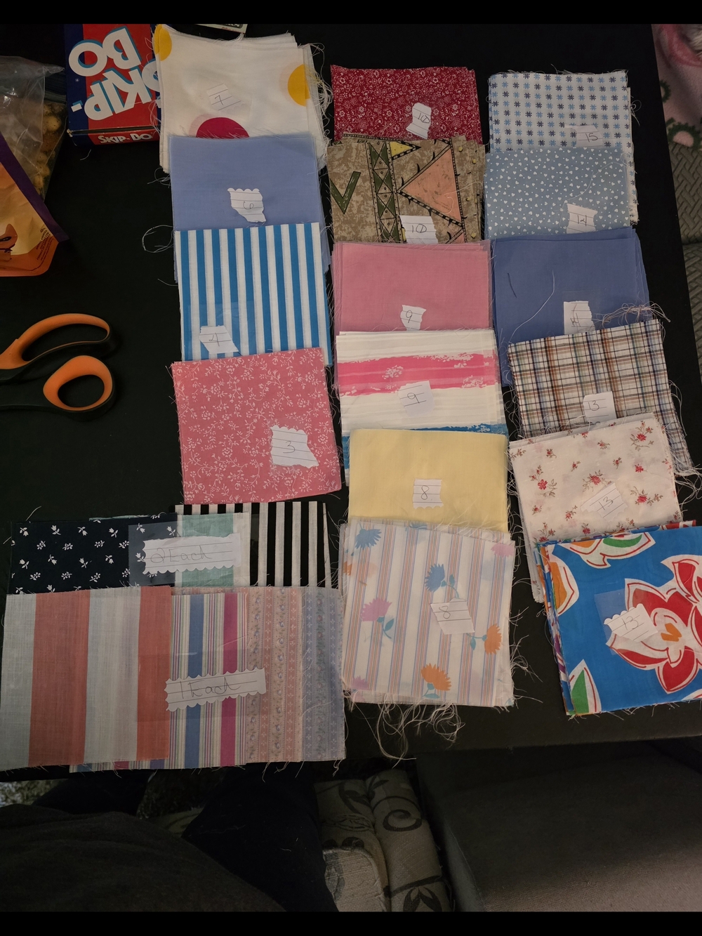 166- 5x5 Precut Squares.